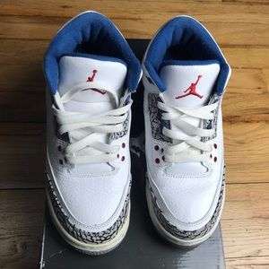 Air jordan 3 retro (gs) true blue